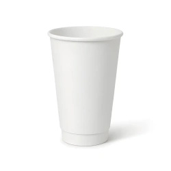 Kubek papierowy dwuściankowy biały, mat, dyspersja 450 ml, śr. 90 mm 25 szt.
