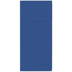 Torebki-serwetki na sztućce Softpoint, tłoczone, granatowe, 38 x 32 cm 50 szt.