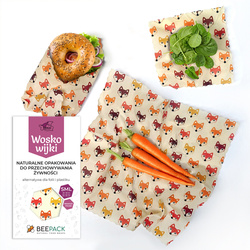 Woskowijki "Liski" Pack 1 x "S", 1 x "M", 1 x "L" 3 szt.