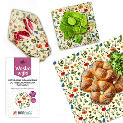 Woskowijki "Łąka" 1 x "S", 1 x "M", 1 x "L" 3 szt.