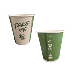 Kubek papierowy dyspersja "Take me" 250 ml, śr. 80 mm 50 szt.
