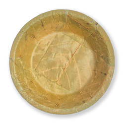 Talerz głęboki z liści drzewa Sal, śr. 22,5 cm, wys. 3,25 cm, 800 ml, 20 szt.