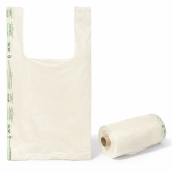 Reklamówki zrywki jednorazowe kompostowalne PLA 22 x 44 cm, 250 szt.
