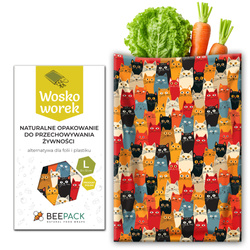 Woskoworki "Koty" L 23x32 cm 1 szt.