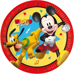 Talerze papierowe "Mickey Mouse", 23 cm, 8 szt.