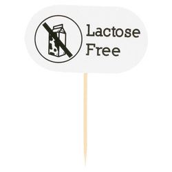 Patyczki do przekąsek "Lactose Free" 8 cm 100 szt