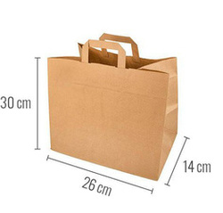 Torba papierowa z uchwytem 26 x 14 x 30 cm 50 szt.