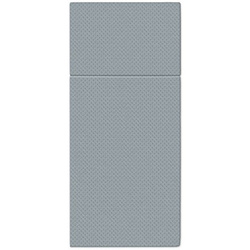 Torebki-serwetki na sztućce Softpoint, tłoczone, szare, 38 x 32 cm 50 szt.