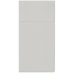 Torebki-serwetki na sztućce Premium Airlaid, srebrne, 40 x 40 cm 25 szt.