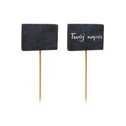 Patyczki do przekąsek "Blackboard" 8,5 cm 100 szt.