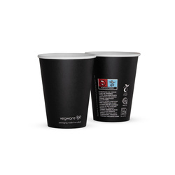 Kubek papierowy czarny "Black Series" Vegware 250 ml śr. 80 mm 50 szt.