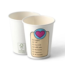 Kubek papierowy dyspersja "Coffeelove" 250 ml, śr. 80 mm 50 szt.