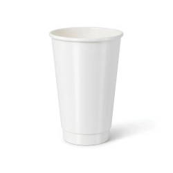 Kubek papierowy dwuściankowy biały, połysk, dyspersja 450 ml, śr. 90 mm 25 szt.