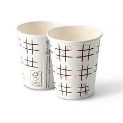 Kubek papierowy dyspersja "TicTacToe" 250 ml, śr. 80 mm 50 szt.