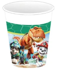Kubek papierowy "Psi Patrol Dino" 200 ml 8szt.
