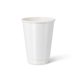 Kubek papierowy dwuściankowy biały, połysk, dyspersja 350 ml, śr. 90 mm 25 szt.