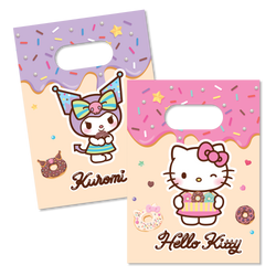 Torebki papierowe "Hello Kitty & Kuromi" 16 x 22 cm 4 szt.