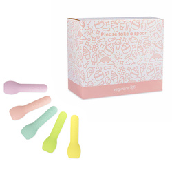 Łyżeczki papierowe do lodów Tutti Frutti, pakowane pojedynczo, 9 cm 500 szt.