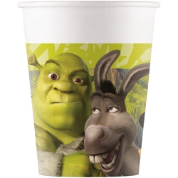 Kubek papierowy "Shrek" 200 ml 8szt.