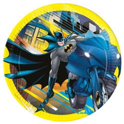 Talerze papierowe "Batman", 23 cm, 8 szt.