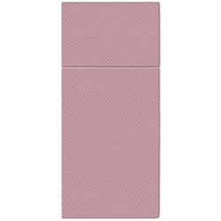 Torebki-serwetki na sztućce Softpoint, tłoczone, "brudny róż", 38 x 32 cm 50 szt.