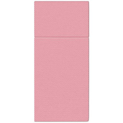 Torebki-serwetki na sztućce Softpoint, tłoczone, różowe, 38 x 32 cm 50 szt.