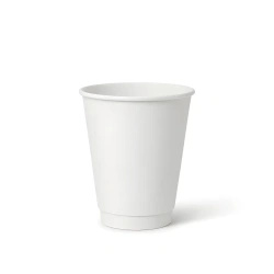 Kubek papierowy dwuściankowy biały, mat, dyspersja 250 ml, śr. 80 mm 25 szt.